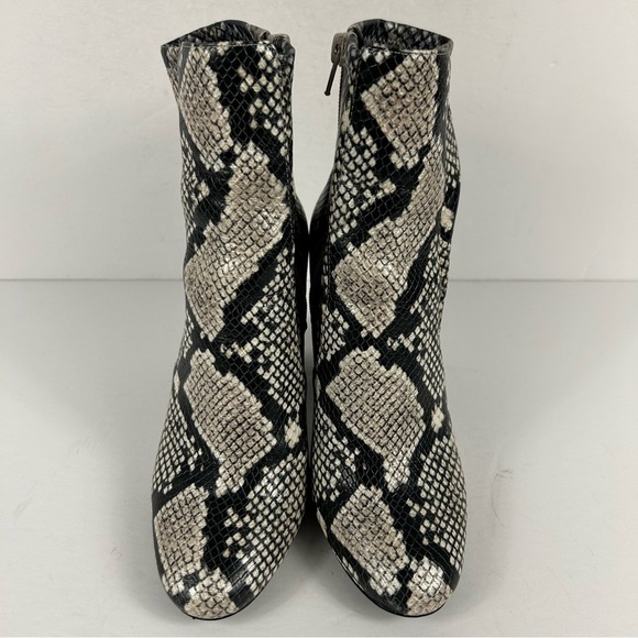 Aldo Elegant Snakeskin Pattern Ankle Boots Size 6.5 - Picture 3 of 9